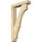 Ekena Millwork Balboa Block Rough Sawn Bracket w/ Offset Brace, Douglas Fir, 4"W x 16"D x 28"H BKT0402X16X28BOA05RDF - alternate 1